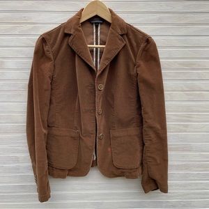 Vintage Brown Corduroy Lands End Blazer - Size 4